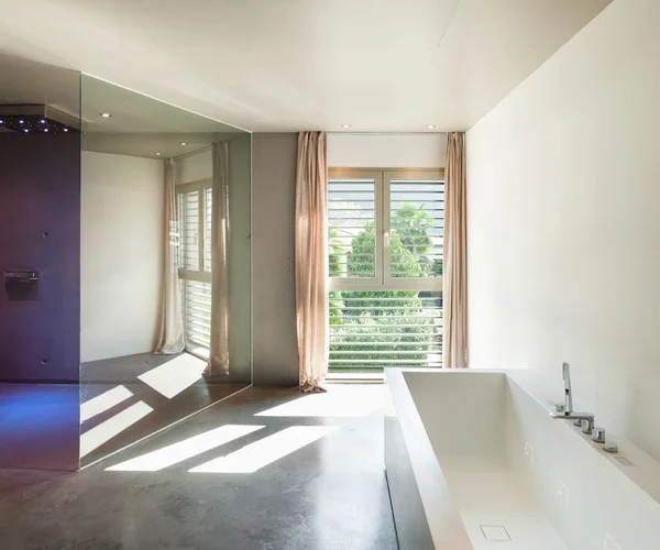Modern house, interior, bathroom — Stock Photo, Image