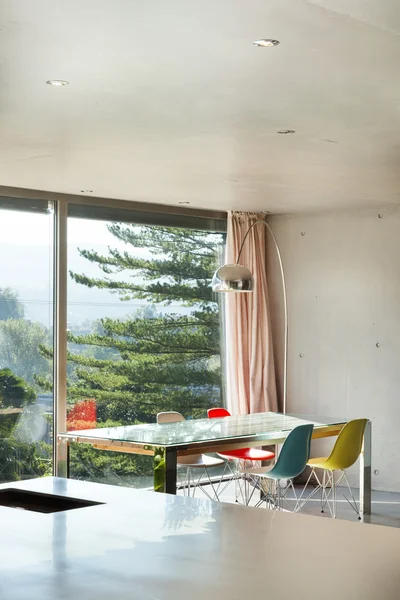 Interieur modernes Haus, Esszimmer — Stockfoto