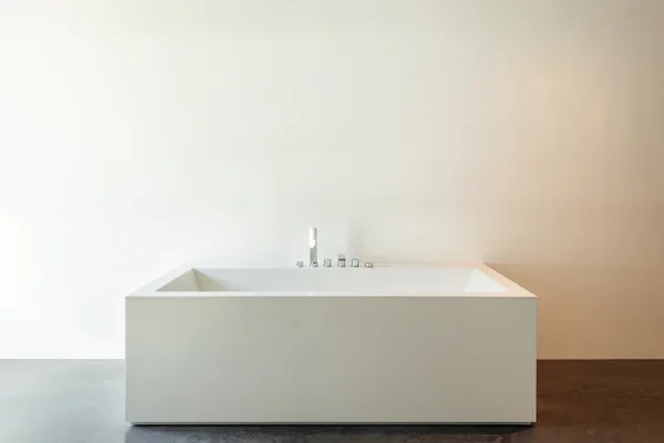 Interior, white bathtub — Stock Photo, Image