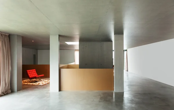 Maison intérieure, mur en béton — Photo