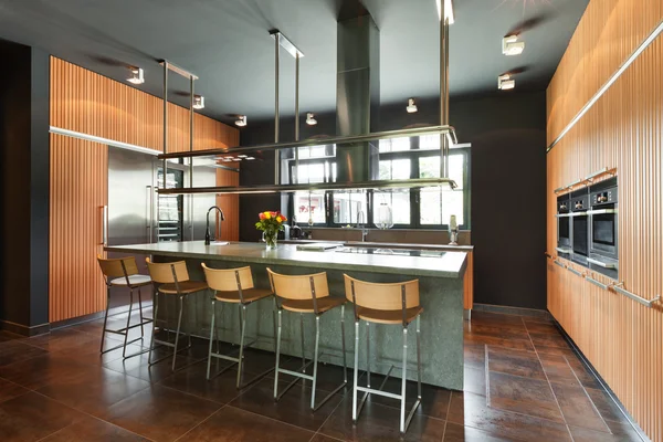 Moderne keuken interieur — Stockfoto