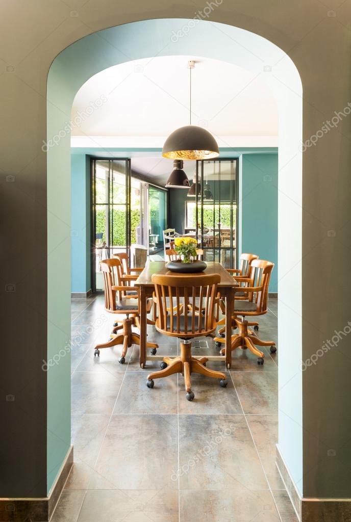 Interior, dining room