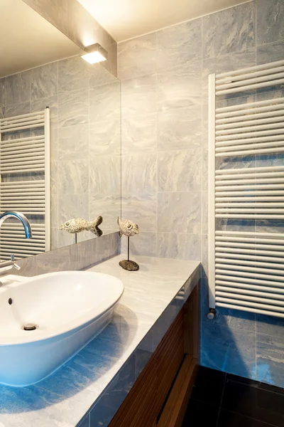 Interior, baie albastră — Fotografie, imagine de stoc