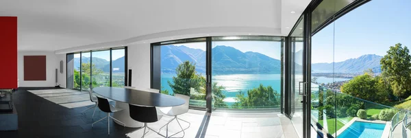 Modern oturma odası panoramik — Stok fotoğraf