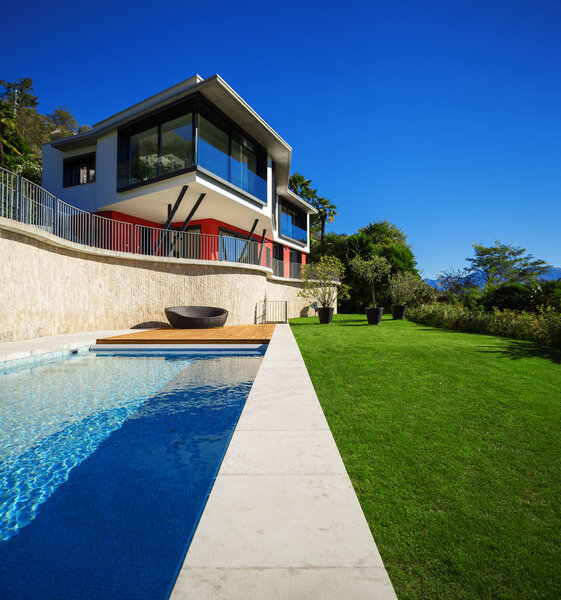 красивый современный дом
