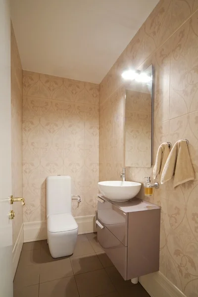 Interiér moderní Toaleta — Stock fotografie