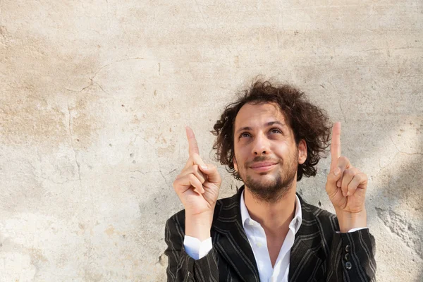 Portrait of cheerful young man — Stock Photo, Image