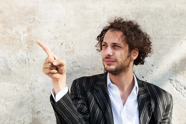 Portrait of cheerful young man — Stock Photo, Image