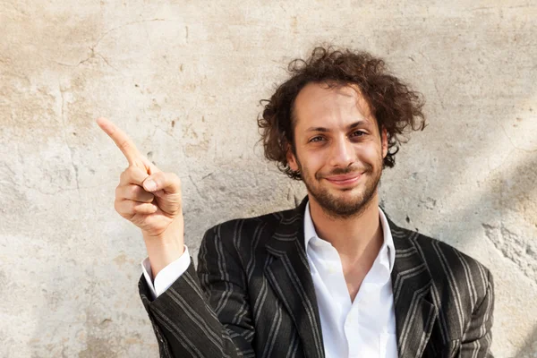 Portrait of cheerful young man — Stock Photo, Image