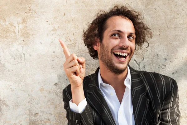 Portrait of cheerful young man — Stock Photo, Image