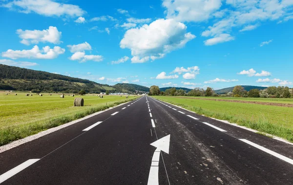 Asphalt road, outdoor — Stock Photo, Image