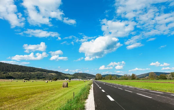 Asphalt road, outdoor — Stock Photo, Image