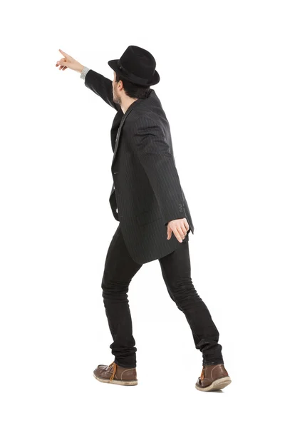 Young man with a hat — Stock Photo, Image