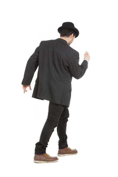 Young man with a hat — Stock Photo, Image