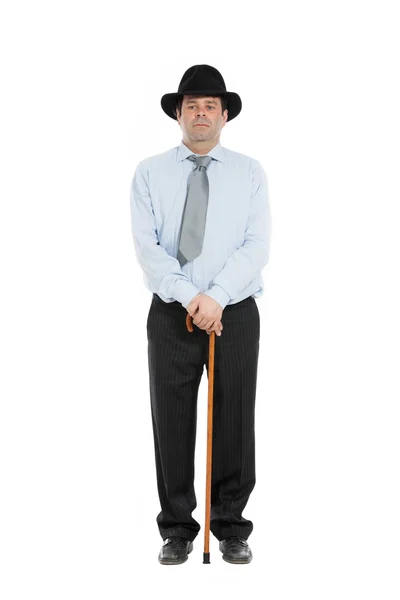 Portrair of man with hat — Stock Photo, Image