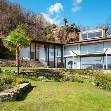 Dağ evi, açık havada