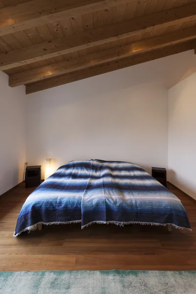 Loft interior, quarto — Fotografia de Stock