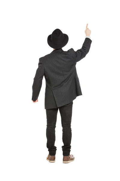 Young man with a hat — Stock Photo, Image