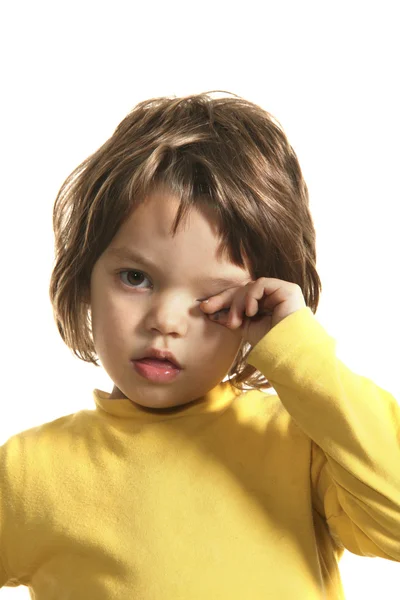 Little girl in studio — Stock Photo, Image