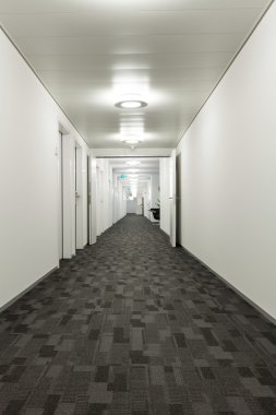 Empty corridor view