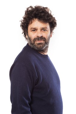 sakallı adam portresi