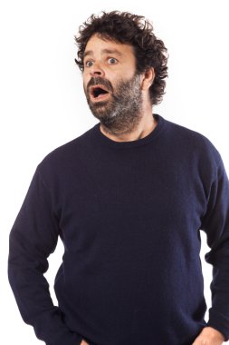 sakallı adam portresi