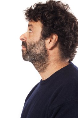 sakallı adam portresi