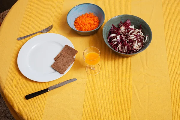 Almoço típico vegetariano saudável — Fotografia de Stock