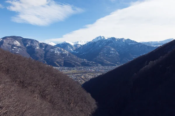 Valley in Ticino, Swiss — Stock Photo, Image