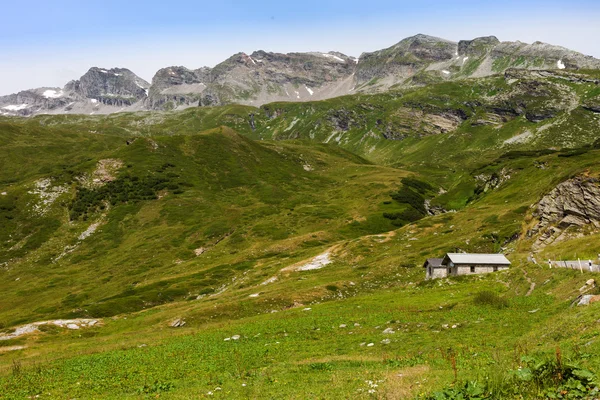 Horská krajina zobrazení — Stock fotografie