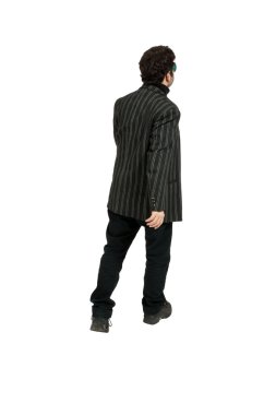 Beyaz arkaplanda izole edilmiş adam