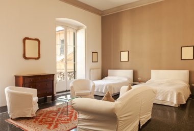 Otel odası.