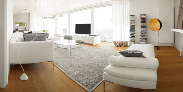 Het moderne huis interieur, expansieve huis platform — Stockfoto