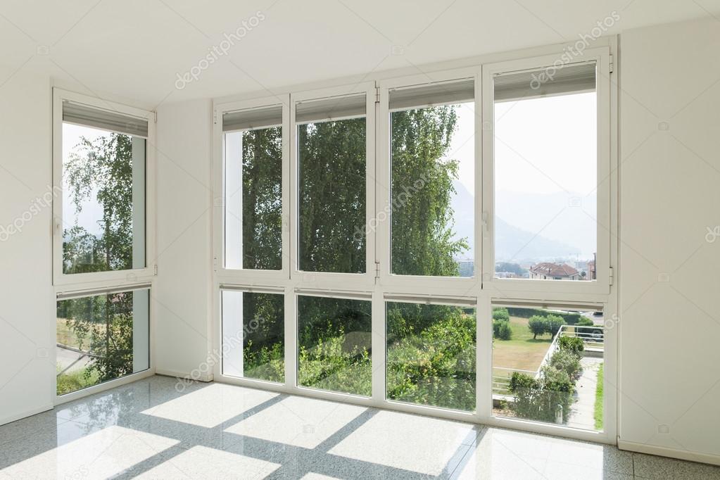 empty room of a modern building