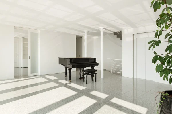 Αίθουσα με μεγάλο πιάνο — Φωτογραφία Αρχείου