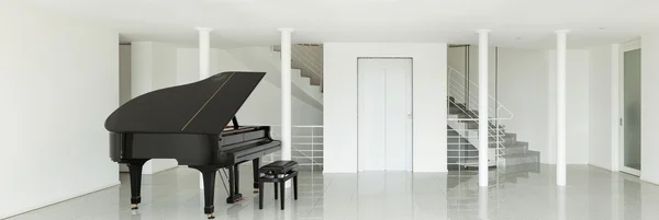 Sala con pianoforte a coda — Foto Stock