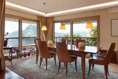 iç mekan, yemek masası