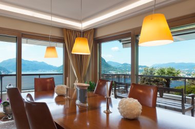 iç mekan, yemek masası