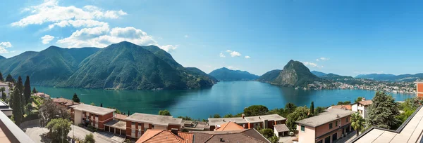 Lago Lugano vista — Foto de Stock