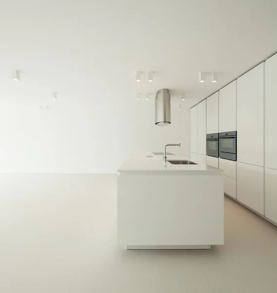 Inhemska köket i ett modernt hus — Stockfoto