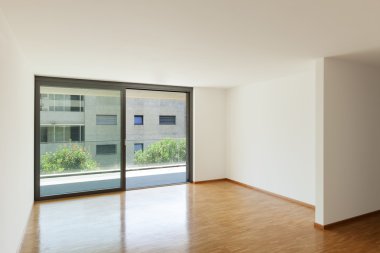 boş oturma odası Balkonlu