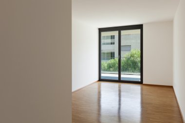 boş oturma odası Balkonlu
