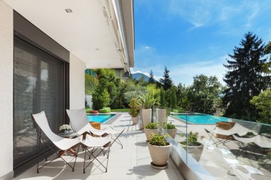 Havuzlu güzel Teras