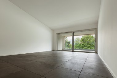 Pencere iç, boş oda