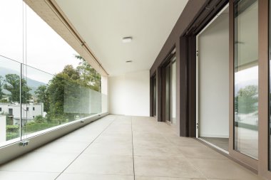 yeni bir daire balkon