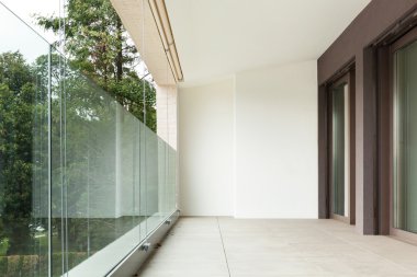 yeni bir daire balkon