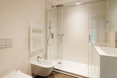 modern banyo ve duş.