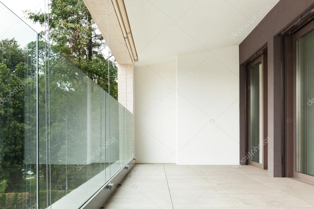 balcony of a new apartment