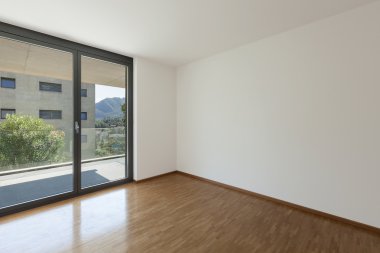 boş oturma odası Balkonlu