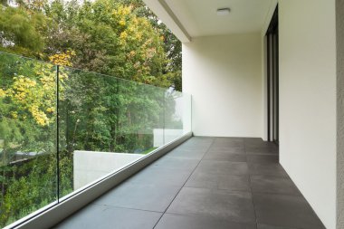 yeni bir daire balkon